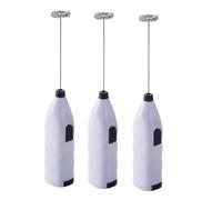 Aboiled Fully Automatic Agitator Coffee Stirring Rod of Milk Bubbler Electric Egg Beater Mini Eggbeater Cream Beater White