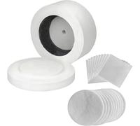 Aboiled Fusing Glass Jewelry Large Microwave Kiln with 20Pcs Kiln Paper, for Melting DIY Tools for Beginners Fuseworks