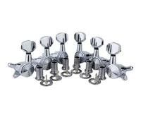 Aboiled Guitar Locking Tuners with Hexagonal Handle Replacement for Electric Folk or Acoustic Guitars