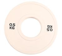 Aboiled Gym Micro-Type Plates Dumbbell Weight Plate Rubber Fractional Weight Plates Add-on Aperture 50.4mm 0.5KG