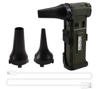 Aboiled Handheld Fan with Light 110000RPM Adjustable Speed Hair Dryer Vacuum Cleaner Air Dust Blower Brushless Motor C