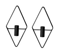 Aboiled Hanging Rhombus Simulation Decorative Flower Arrangement Wall Plant Holder Hanging Iron Flower Holder A