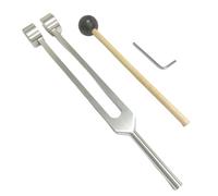 Aboiled Healing Chakra 128 Hz Tuning Fork Set Aluminium Alloy Sound Therapy Bio-Acoustic Tuning Fork Medical Sound Healing Therapy Silver