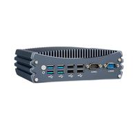 Aboiled I5-4278U Fanless Industrial Mini PC 2x Gigabit LAN, 2x COM Ports, 8x USB Slots, WiFi 4G SIM LTE Support Running/Linux Win
