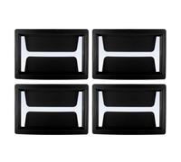 Aboiled Ideal for Winter Sports Enthusiasts 4-Piece Ski Goggles Holder, Pass Card Organizer for Quick Access
