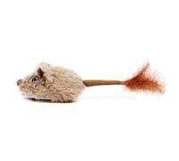 Aboiled Intelligent Automatic Tail Shaking Squeak Mouse Interactive Cat Toy USB Charging Plush Mouse Teasing Toy