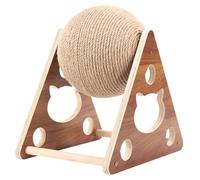 Aboiled Interactive Climbing Cat Scratching Ball Toy Sisal Rope Grinding Ball Board Paws Scratcher Cats Toys