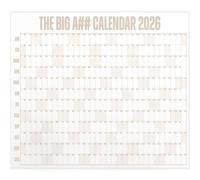 Aboiled Large 2026 Calendar Planner Sheet Schedule Wall Calendar Sticker Target 365 Days Office Supplies Scale C