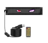 Aboiled LED Flexible Screen 16x 64 Windshield Panel Led Eyes Display Devil Eyes Display Screen Display Screen for SUV Truck Auto Digital Eyes App Control Screen