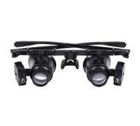 Aboiled LED Handheld Magnifier 25x Eyewear Loupe Repair Hand Headband for Reading Glasses Head Wearing Magnifying Lenses