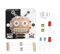 Aboiled LED Light Emitting Tube Module Robot LED Electronics Fun DIY Kit Beginner Learning Welding