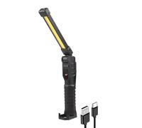 Aboiled LED Work Light COB Lantern with Power Capacity Indicator COB Lantern with Power Handled Flashlight for Outdoor Car Repair