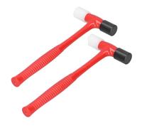 Aboiled Light Weight Dual Head Rubber Mallet Hammer(2PCS), Portable for Jewelry and Watch Repair