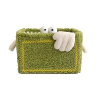 Aboiled Little Storage Basket Foldable Home Ins Design Storage Toys Snacks Cosmetics Organizing Gifts Green 40 X 30 X 25cm