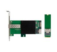 Aboiled M.2 10G SFP+ Server Network Card Fiber Optic JL82599EN Data Transmission Compatible with Industrial Computers