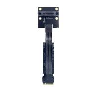 Aboiled M. 2 M KEY for NVME SSD PCIE 4.0 GEN4 High Speed Extension Cable- PCI-E 8GB/S M. 2 Vertical Socket Compatible 20CM