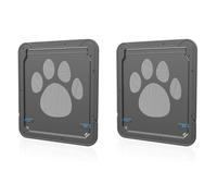 Aboiled Magnetic Screen Pet Door New Safe Lockable Outdoor Dogs Cats Window Gate House Enter Entry Freely Fashion Garde 2pc