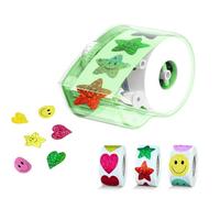 Aboiled Manual Sticker Dispenser for Roll Stickers-for Kids' for Rewards, Behavior Charts, Student Teaching Supplies(1500Pcs) Teacher B