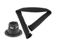 Aboiled Marine Cable Boot Diameter 4 2/5" 48-Inch Zippered Rigging Sleeve Universal Fit with Cable Tie for Yacht Cables