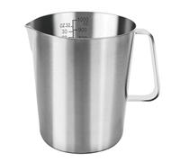 Aboiled Measuring Jug 1L Stainless Steel, Measuring Cup Metal with Handle, with Ounce and ML Scale, Dishwasher Safe, Milk Jug