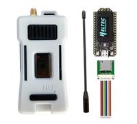 Aboiled Meshtastic Heltec WIFI Lora 32 V4 Meshcore - SX1262 Dev-Board Kit +Case Solar +GNSS Powered BLE A