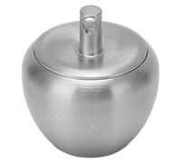 Aboiled Mini Portable Box Sealed Jar Keychain, Pill Case Stainless Steel Pill Holder Keychain, Pendant Small Waterproof Pill Box