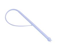 Aboiled Mulated Mouse Tail Cat Toy Cat Teaser Funny Stick Silicone Long Tail Pet Interactive Toys Easy to Use Blue