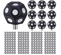 Aboiled Multi-Angle Marker Set 10 Pcs for 3D Scanner Dot Stickers 4 Sheet 200 Point 6.0 mm for 3D Scanner Turntable