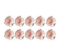 Aboiled Napkin Ring Collection Decorative Set of 10PCS for Cloth Napkins Napkin Holder Kitchen Decor WEdding Decor Rose Gold Easy Install Easy to Use