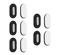 Aboiled No Drill Self-Adhesive Magnetic Remote Control Holder Wall Mount 5 Pack Silicone Remote Organizer for Home