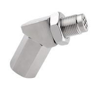 Aboiled Oxygen Sensor Extender M18x1.5 O2 Sensor Adapter 45 Degree Thread Spacer M18x1.5 Spacer CEL Eliminator