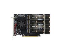 Aboiled PCIe 3.0 Expansion Card PLX8747 PEX8747 4x NVME Interface PCIe Expansion Card Split-Free Four-Bay M. 2 PLX8747 Quiet Full-Height Bracket