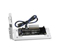 Aboiled PCIe 5.0 X4 OCuLink Laptop External Graphics Card Laptop to External Video Graphics Card M.2 Oculink SFF8611 to PCIE X16 Bend White