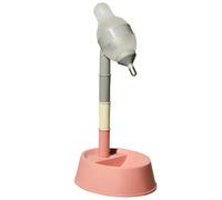 Aboiled Pet Height-Adjustable Pot Cat Hanging Water Fountain Licking Not Wet Mouth and Chin C