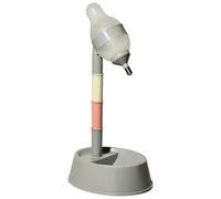 Aboiled Pet Height-Adjustable Water Dispenser Dog Drinking Pot for Cat Hanging Water Fountain Licking Not Wet Mouth and Chin B