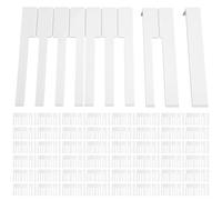 Aboiled Piano Accessories Kit No Side White Keys Leather on the Piece Piano Keys Leather Piano Accessories 52mm