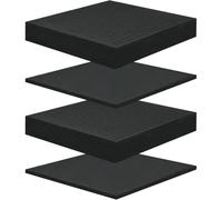 Aboiled Pick and Pluck Foam 12 X 12 Inch(4 Pcs), Case Polyurethane Foam Sheets for Toolbox, Storage Drawer, Game Box, Craft