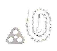 Aboiled Portable Camping Gear and Equipment Detachable Outdoor Barbecue Tripod Hanging Rack Campfire Cooking Accessories Set