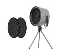 Aboiled Portable Range Hood Kitchen Exhaust Fan Desktop Range Hood for Cooking with 3 Speed for Indoor BBQ Hot Pot B