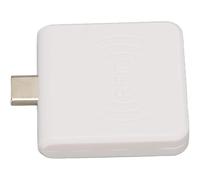 Aboiled Portable White Smart Card Reader ID Card Reader, Type C Interface Credit Card Reader 125Khz ID Mobile Phone Card Reader