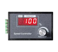 Aboiled PWM DC Motor Speed Controller 6-60V 30A with Digital Display & Robust PCB - Perfect for Various Machines