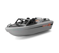 Aboiled Rc Remote Control Boat 2.4G Remote Control Boat Brushless Remote Control Boat High Speed Racing Boat Electric Control Speedboat Jet High Speed Racing Boat Grey