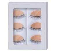 Aboiled Replacement Eyelids for Eyelash Lashes Mannequin Head Eyelash Extension Training Tools B