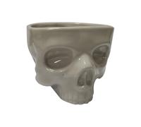 Aboiled Retro Tabletop Decor Porcelain Gothic Skull Pasta Bowl Halloween Tableware Bar Food Noodle Salad Candy Ceramic Bowl L