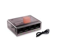 Aboiled RJ45 LAN Hub Adapter 1000Mbps Network Switch 5 Ports Full/Half Duplex Ethernet Internet Splitter Smart Switcher