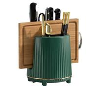 Aboiled Rotating Knife Rack, Cutlery Rack, Spoon, Chopsticks, Fork Storage Rack Storage Box, Multifunctional Kitchen Storage C