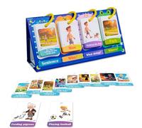 Aboiled Sentence Building Phonics Learning Flashcard 80 Sentence Building Games, Activity-Based Educational Learning Tools, Phonics Learning Supplies