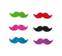 Aboiled Silicone Glass Wine Label Recognizer Glasses Tea Cup Marker Party Supplies Beard