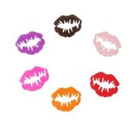 Aboiled Silicone Glass Wine Label Recognizer Glasses Tea Cup Marker Party Supplies Lips