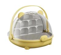 Aboiled Silkworm Breeding Box for Silkworms Turtles Easy to Observe Small Animal Breeding Container